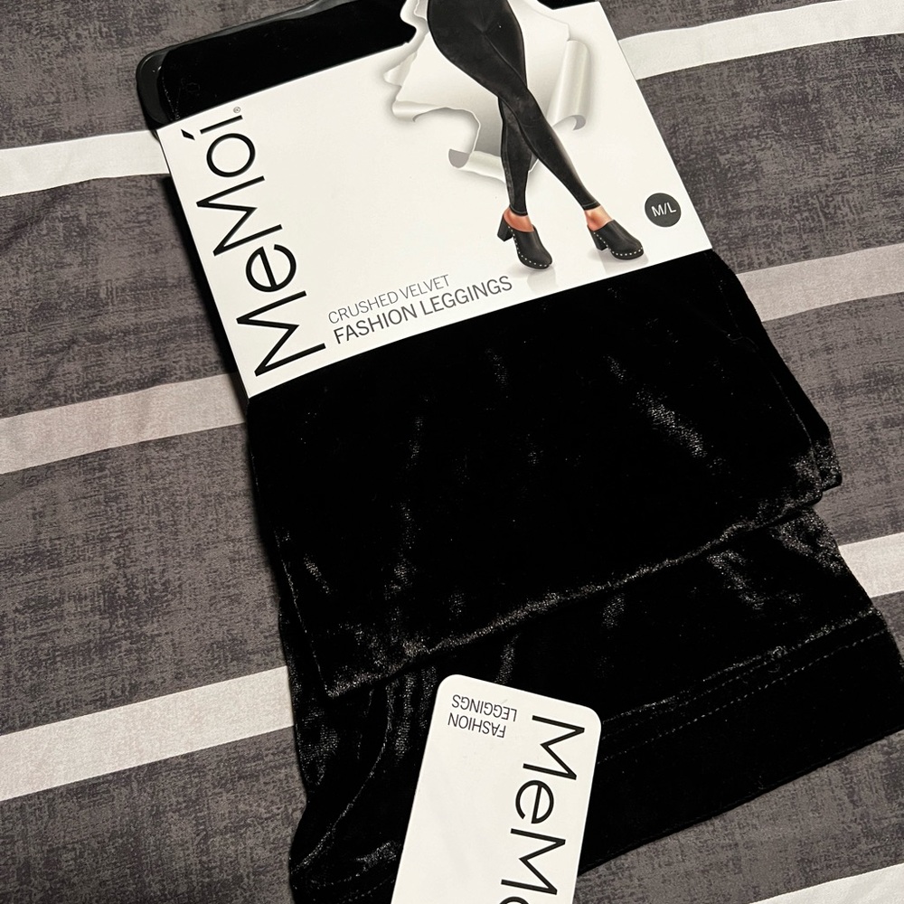 MeMoi Crushed Velvet Leggings